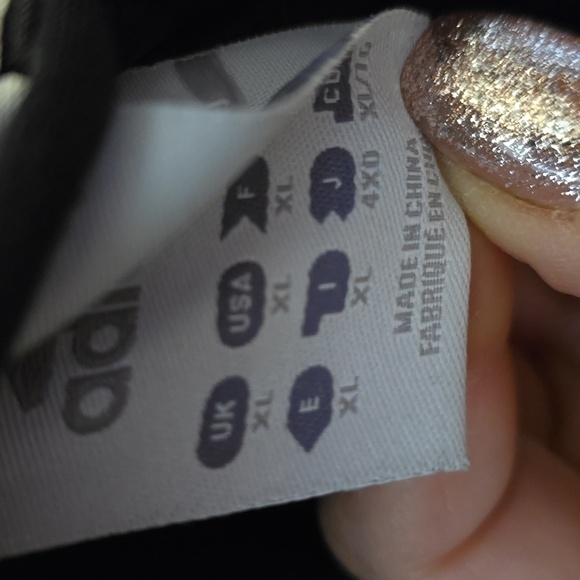 Adidas black climalite soccer warm up jacket size XL - Picture 5 of 6